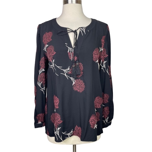 Stitch Fix l Daniel Rainn Francesca Embroidered Tassel Detail Top, Small - Picture 3 of 11
